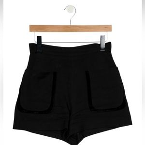 Sandro black shorts size S